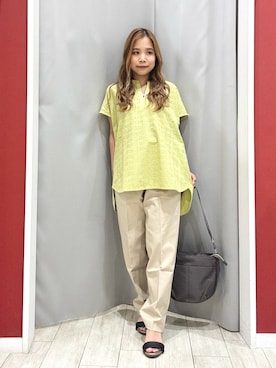 「アイテム（Tシャツ/カットソー）」を使った、shio さん（レディース・143cm）の夏コーディネート