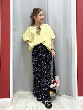 「ディズニーコーデ」｜「アイテム（サンダル）」を使った、shio さん（レディース・143cm）の夏コーディネート