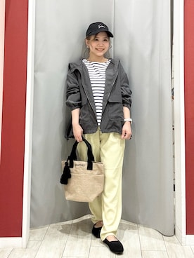 「SHOO・LA・RUE（シューラルー）のアイテム」を使った、shio さん（レディース・143cm）の春コーディネート