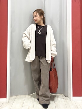 「SHOO・LA・RUE（シューラルー）のアイテム（ブーツ）」を使った、shio さん（レディース・143cm）の秋コーディネート