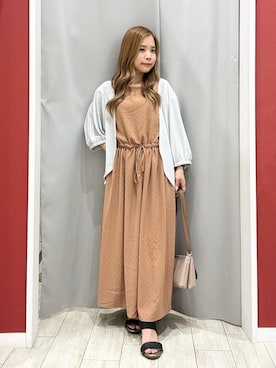 「アイテム（カーディガン/ボレロ）」を使った、shio さん（レディース・143cm）の夏コーディネート
