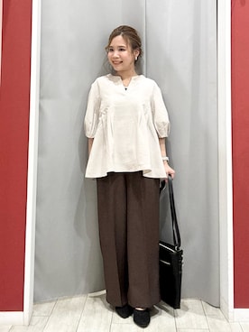 「SHOO・LA・RUE（シューラルー）のアイテム」を使った、shio さん（レディース・143cm）の春コーディネート
