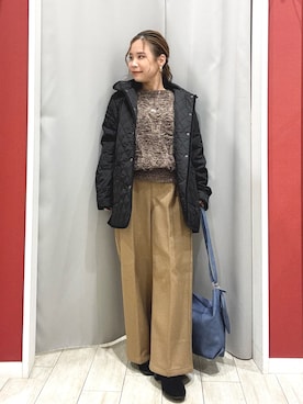 「アイテム（ネックレス）」を使った、shio さん（レディース・143cm）の秋コーディネート