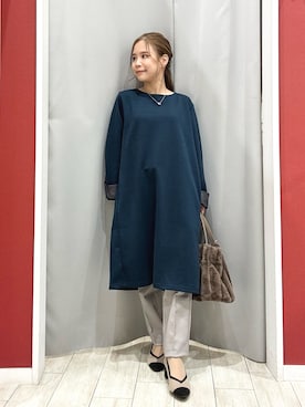 「アイテム（バッグ）」を使った、shio さん（レディース・143cm）の秋コーディネート