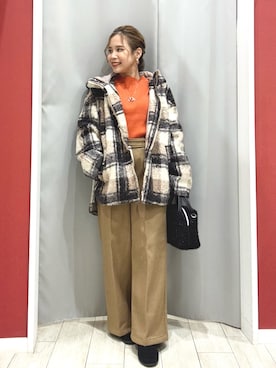 「アイテム（その他アウター）」を使った、shio さん（レディース・143cm・20代）の秋コーディネート