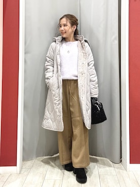 「アイテム（アクセサリー）」を使った、shio さん（レディース・143cm）の冬コーディネート