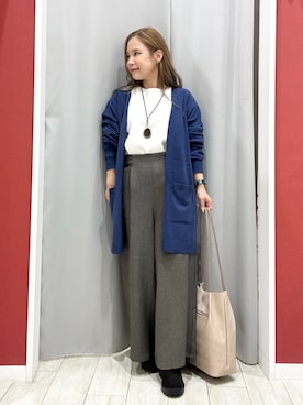 「アイテム（ネックレス）」を使った、shio さん（レディース・143cm・20代）の秋コーディネート