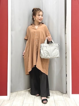 「アイテム（ワンピース/ドレス）」を使った、shio さん（レディース・143cm）の夏コーディネート