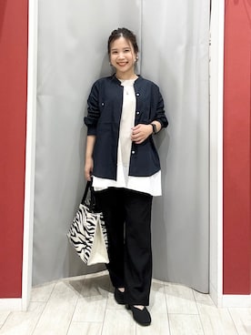 「SHOO・LA・RUE（シューラルー）のアイテム（その他パンツ）」を使った、shio さん（レディース・143cm）の秋コーディネート