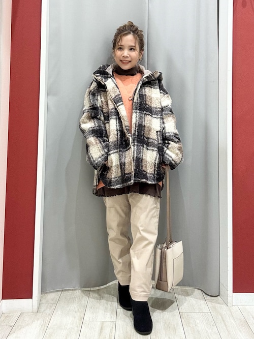 セール】ブークレチェックフードコート（その他アウター）｜SHOO・LA