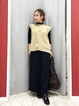 「アイテム（Tシャツ/カットソー）」を使った、shio さん（レディース・143cm）の秋コーディネート