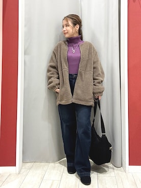 「アイテム（シューズ）」を使った、shio さん（レディース・143cm）の秋コーディネート