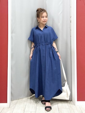 「アイテム（ワンピース/ドレス）」を使った、shio さん（レディース・143cm）の秋コーディネート