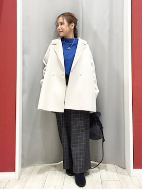 「アイテム（バッグ）」を使った、shio さん（レディース・143cm）の秋コーディネート