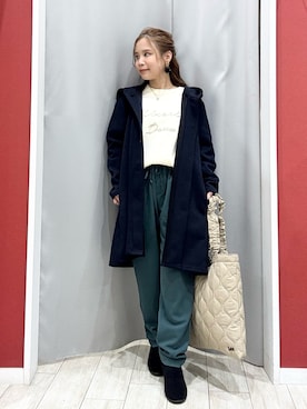 「アイテム（カーディガン/ボレロ）」を使った、shio さん（レディース・143cm）の秋コーディネート