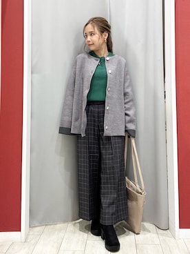 「SHOO・LA・RUE（シューラルー）のアイテム（ブーツ）」を使った、shio さん（レディース・143cm）の秋コーディネート