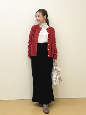 「SHOO・LA・RUE（シューラルー）のアイテム（ブーツ）」を使った、shio さん（レディース・143cm）の秋コーディネート
