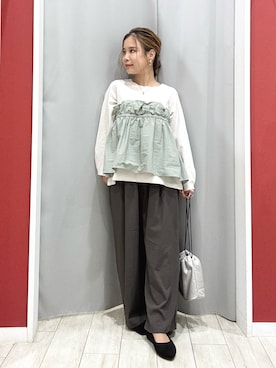 「SHOO・LA・RUE（シューラルー）のアイテム」を使った、shio さん（レディース・143cm）の秋コーディネート