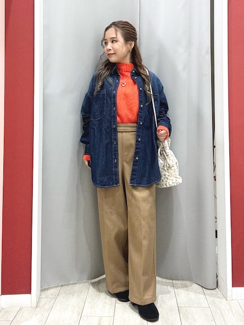 セール】【S-LL】大人のカジュアルコーデに こなれデニムシャツ