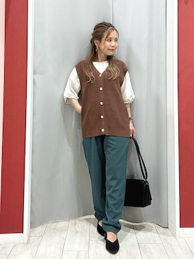 「SHOO・LA・RUE（シューラルー）のアイテム」を使った、shio さん（レディース・143cm）の秋コーディネート