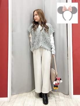「アイテム（シューズ）」を使った、shio さん（レディース・143cm）の秋コーディネート