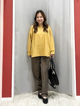 「SHOO・LA・RUE（シューラルー）のアイテム（その他パンツ）」を使った、shio さん（レディース・143cm）の秋コーディネート