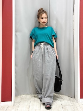 「Lee（リー）のアイテム」を使った、shio さん（レディース・143cm）の夏コーディネート