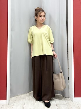 「アイテム（Tシャツ/カットソー）」を使った、shio さん（レディース・143cm・20代）の夏コーディネート