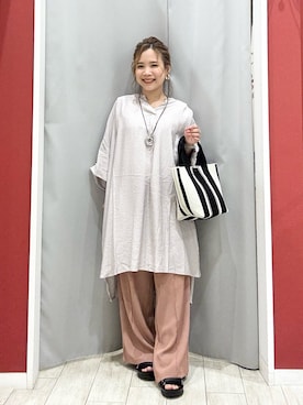 「SHOO・LA・RUE（シューラルー）のアイテム」を使った、shio さん（レディース・143cm）の春コーディネート