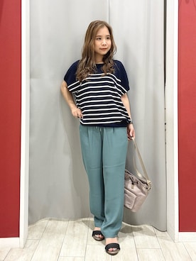 「アイテム（バッグ）」を使った、shio さん（レディース・143cm）の夏コーディネート