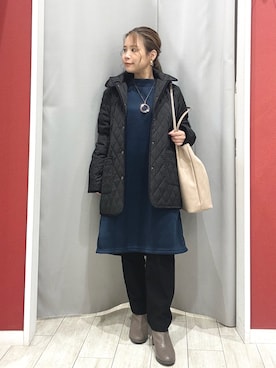 「アイテム（チュニック）」を使った、shio さん（レディース・143cm）の秋コーディネート