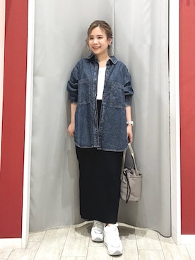 「Lee（リー）のアイテム」を使った、shio さん（レディース・143cm）の春コーディネート