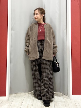 「アイテム（アクセサリー）」を使った、shio さん（レディース・143cm）の冬コーディネート