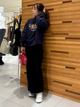 かおりさん（骨格ウェーブ・レディース・147cm）の秋コーディネート