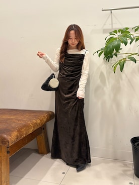 「アイテム（ハンドバッグ）」を使った、かおりさん（レディース・147cm・20代）の夏コーディネート