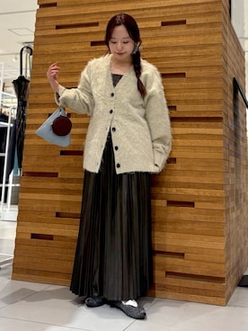 「アイテム（キャミソール）」を使った、かおりさん（レディース・147cm）の秋コーディネート