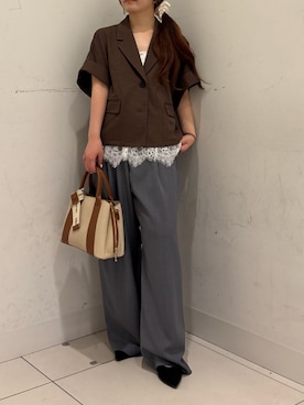 かおりさん（レディース・147cm）の春コーディネート