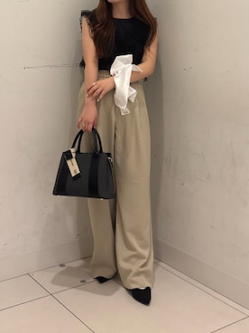 「RODE SKO（ロデスコ）のアイテム（シューズ）」を使った、かおりさん（レディース・147cm）の春コーディネート