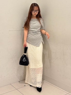 かおりさん（レディース・147cm）の春コーディネート