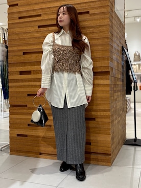 かおりさん（レディース・147cm）の冬コーディネート