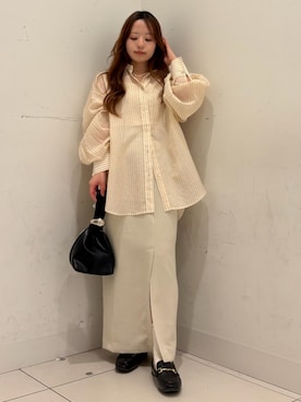 かおりさん（レディース・147cm）の春コーディネート