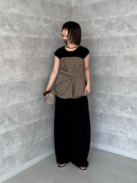 「初秋コーデ」｜MEGUMI  さん（レディース・154cm）の夏コーディネート