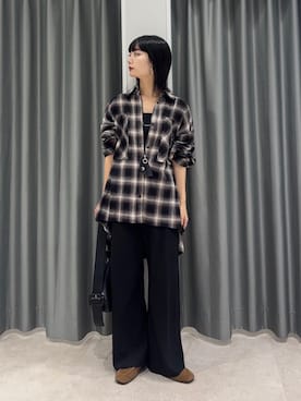 「フレア」｜MEGUさん（レディース・154cm）の秋コーディネート