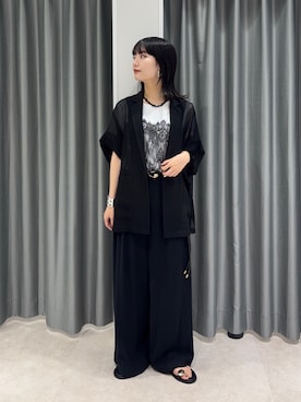 「DouDou（ドゥドゥ）のアイテム」を使った、MEGUMI  さん（レディース・154cm）の春コーディネート