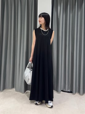 「DouDou（ドゥドゥ）のアイテム（ワンピース/ドレス）」を使った、MEGUMI  さん（レディース・154cm）の春コーディネート