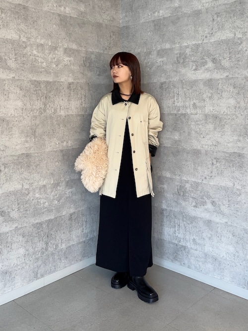 ブークレーダンボールロングスリーブワンピース（ワンピース）｜DouDou