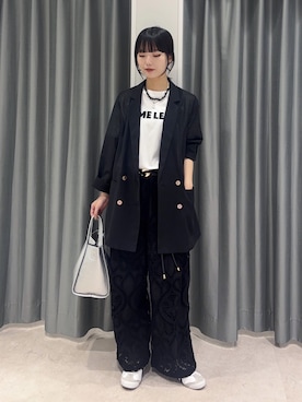 「DouDou（ドゥドゥ）のアイテム（バッグ）」を使った、MEGUMI  さん（レディース・154cm）の春コーディネート