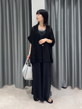 「DouDou（ドゥドゥ）のアイテム」を使った、MEGUMI  さん（レディース・154cm）の春コーディネート