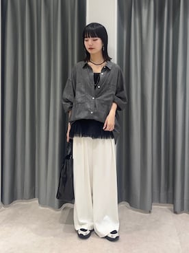 「DouDou（ドゥドゥ）のアイテム（バッグ）」を使った、MEGUMI  さん（レディース・154cm）の春コーディネート