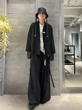 「HARE（ハレ）のアイテム（ハット）」を使った、kumaken1018さん（メンズ・180cm）の春コーディネート